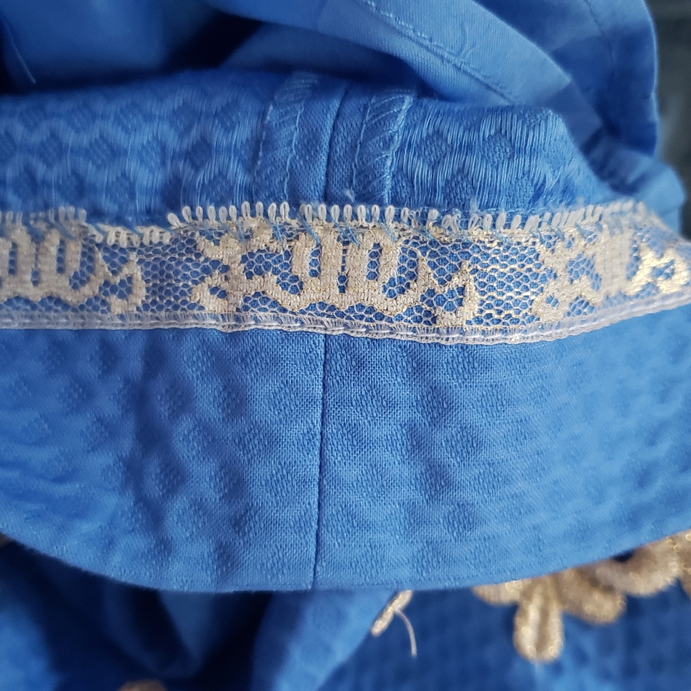 Lilly Pullitzer Pearl Shift Dress Lapis Blue Sz 6 - Picture 9 of 11